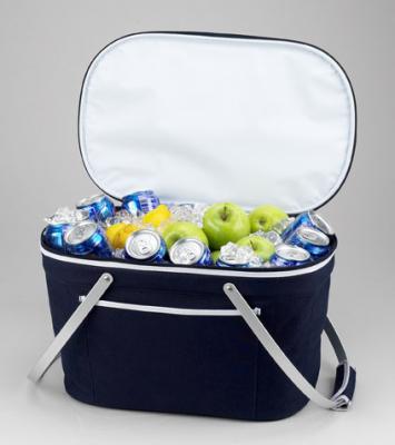 Collapsible Insulated Basket – Navy