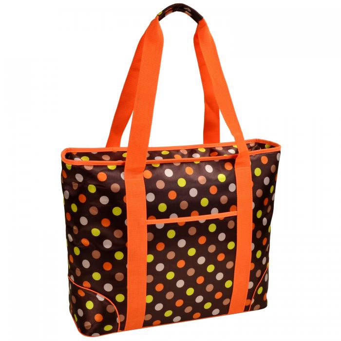 Extra Large Insulated Cooler Bag – 30 Can Tote – Julia Dot