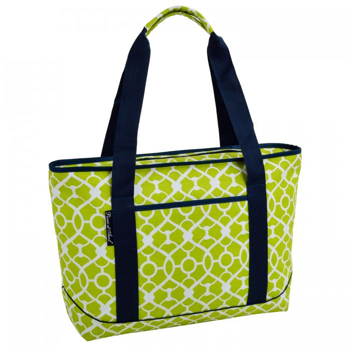 ECO Large Insulated Tote/Cooler Bag – Trellis Green