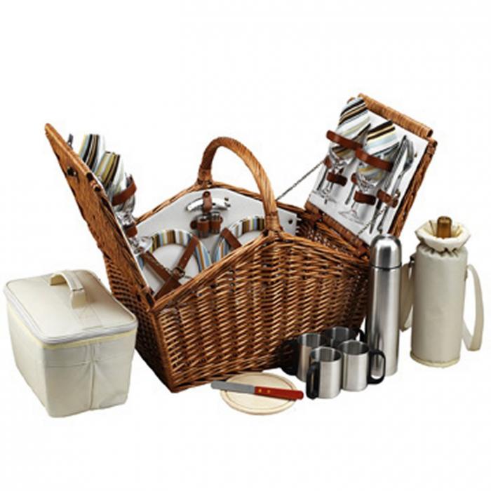 Huntsman Basket for 4 with Coffee Service – Santa Cruz