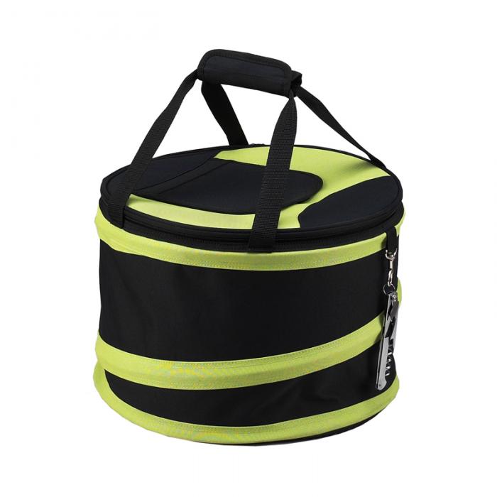 24 Can Collapsible Cooler -Black/Apple