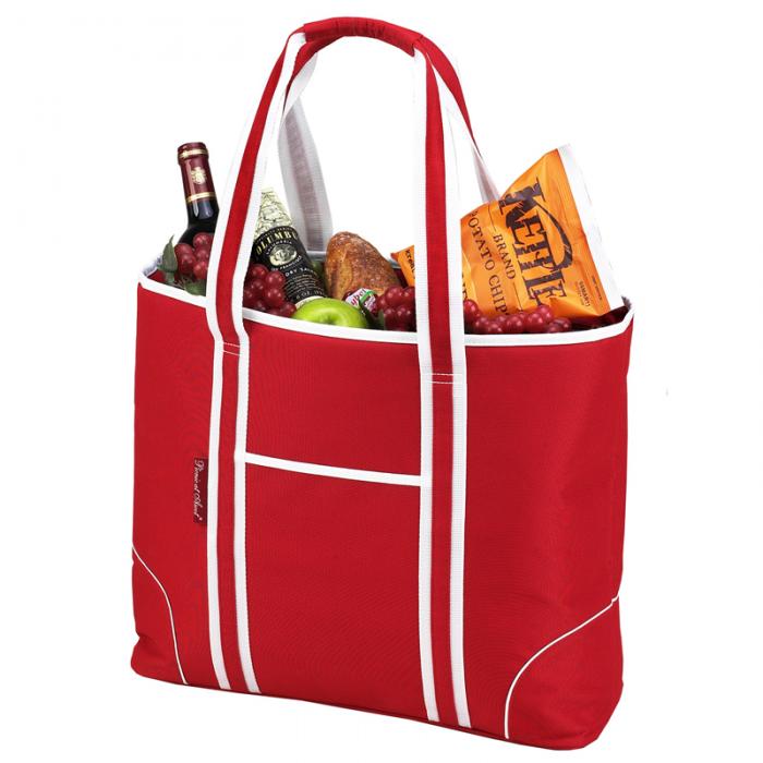 Extra Large Insulated Cooler Bag – 30 Can Tote – Red