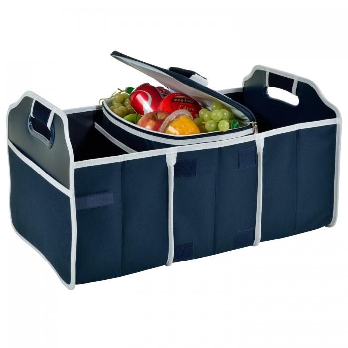 Original Folding Trunk Organizer with Cooler – Navy