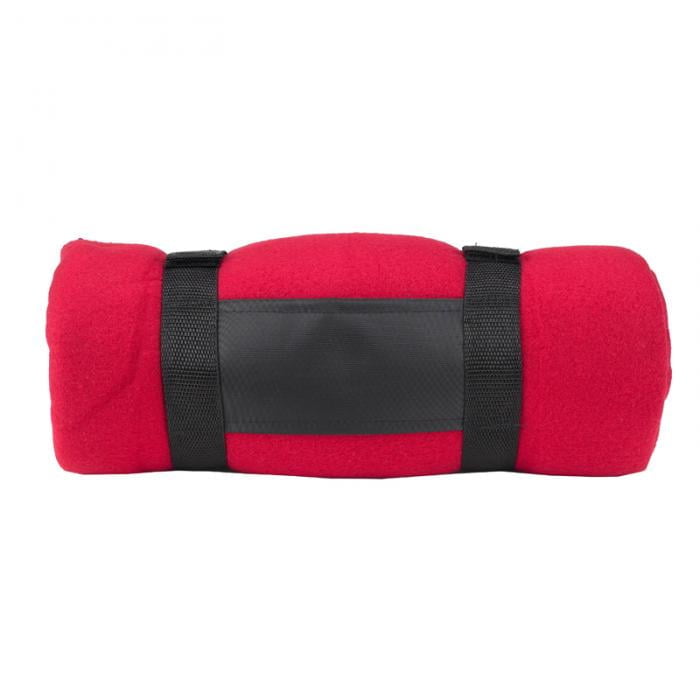 Fleece Blanket with Carrier -Red