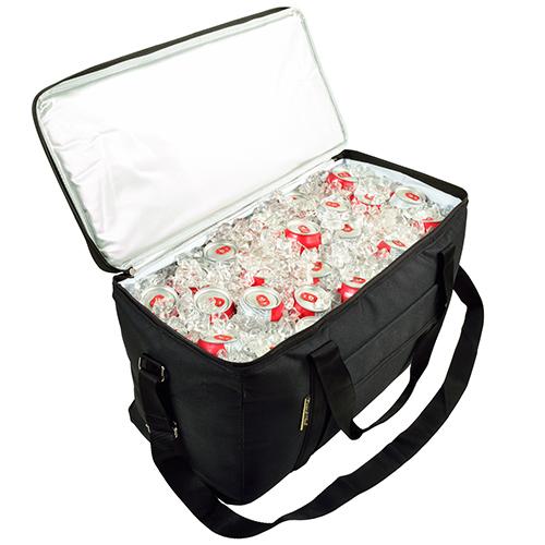 72 Can Large Folding Collapsible Cooler – Black