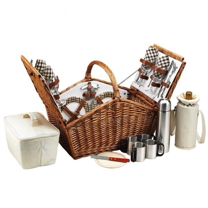 Huntsman Basket for 4 with Coffee Service – London