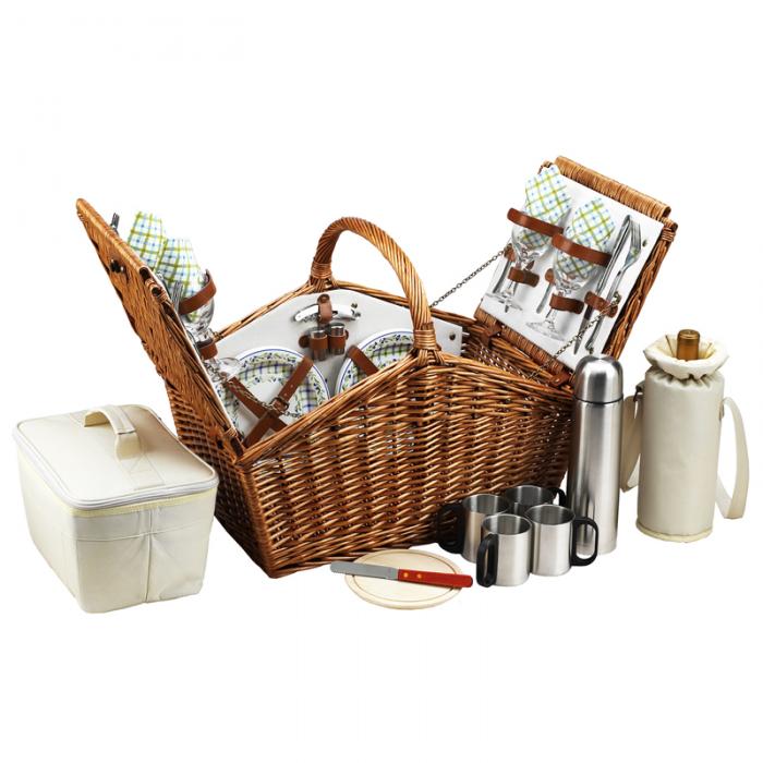 Huntsman Basket for 4 with Coffee Service -Gazebo
