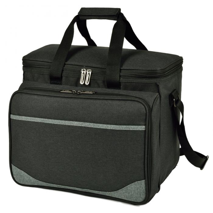 Deluxe Picnic Cooler for Four – Charcoal