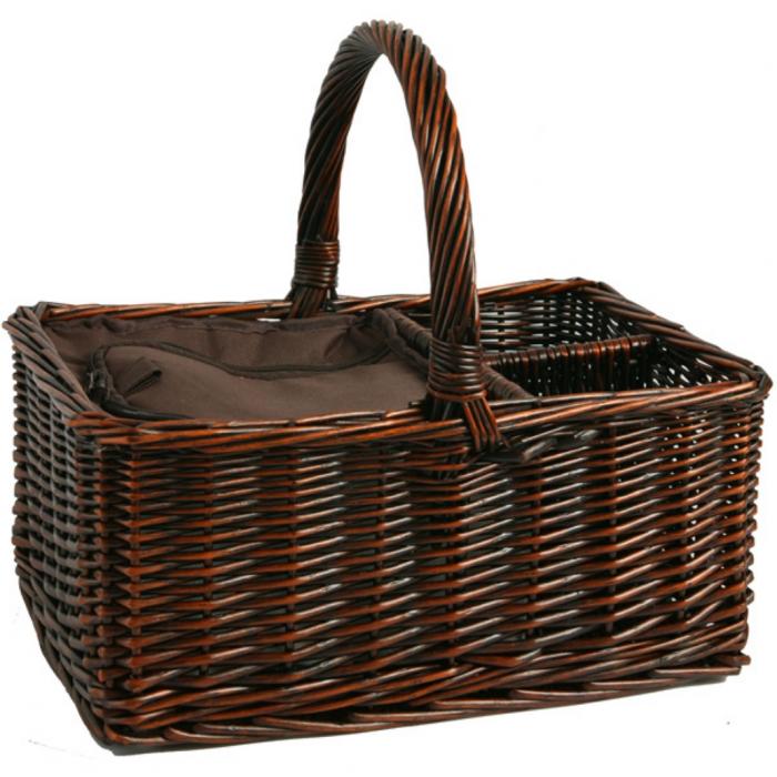 Empty Willow Cooler Basket