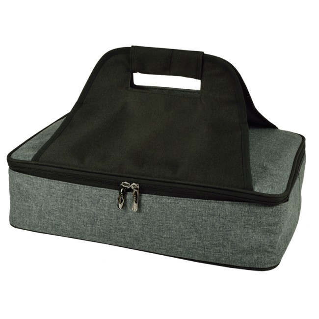 Single Layer Insulated Food Carrier – Charcoal