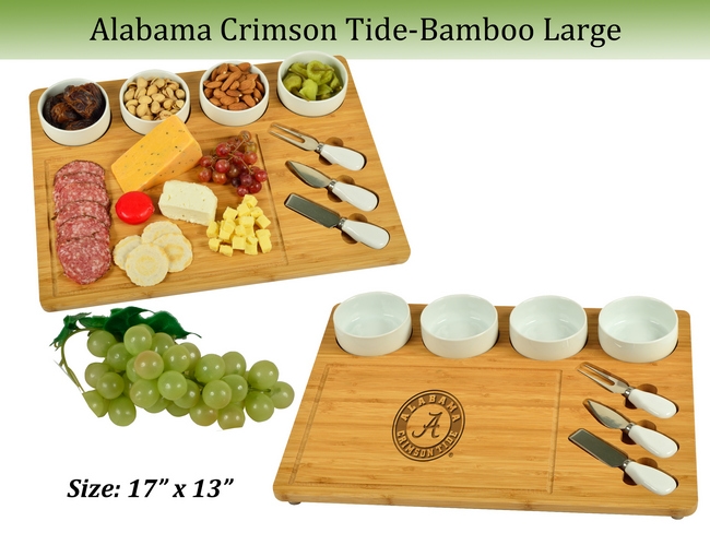 NCAA Washington State Cougars Bamboo Cheese & Charcuterie Board