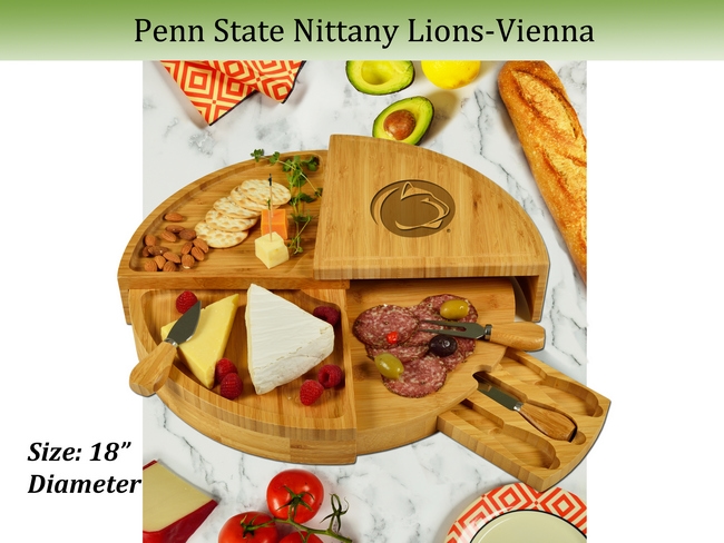 NCAA Penn State Nittany Lions Bamboo Cheese & Charcuterie Board